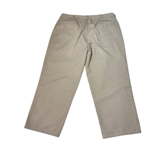 Polo Ralph Lauren Men's Khaki Chino Pants Flat Front Pleated Size 40x27 - Picture 8 of 15
